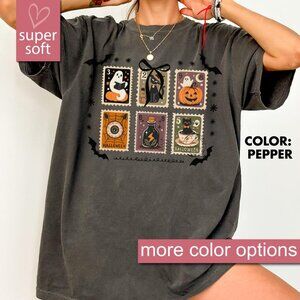 Comfort Colors® Halloween Shirt, Halloween Shirt, Retro Ghost Shirt, Cute Fall